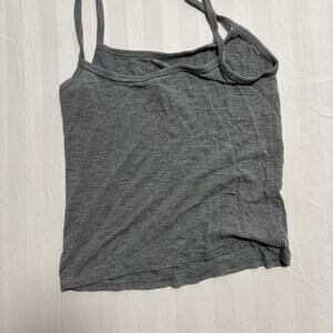 Grey tank top with tie
